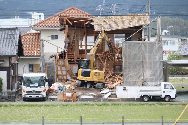 解体工事中
