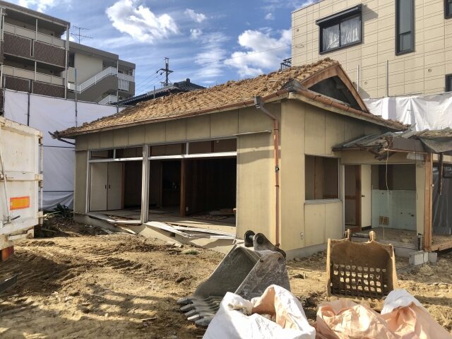 解体工事中