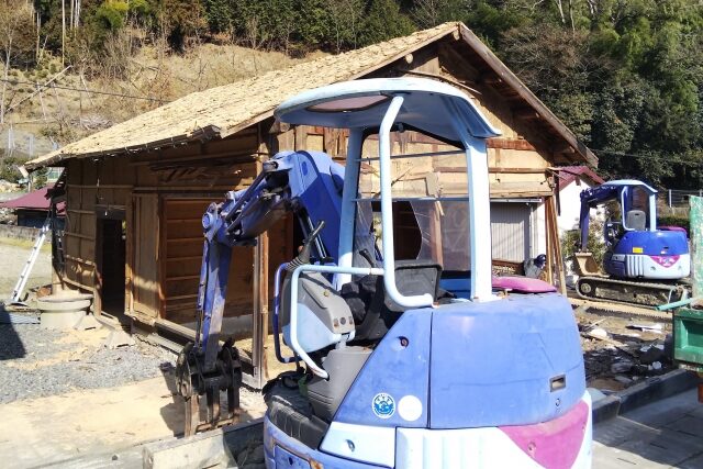 解体工事中