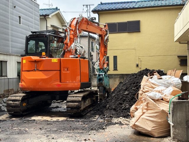 解体工事中