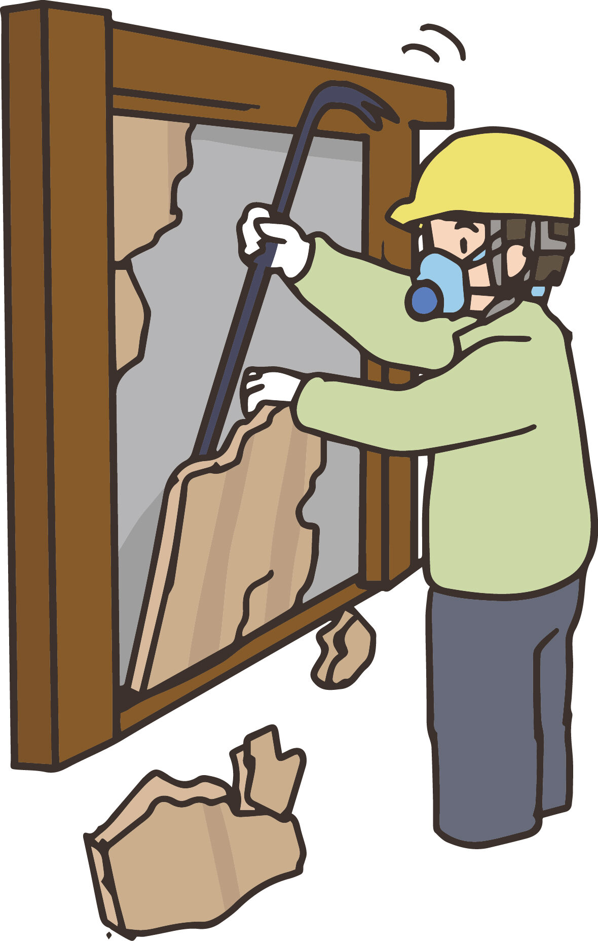 アスベスト解体工事