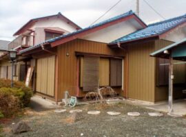 木造2階建ての解体工事